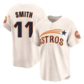 tocy H.Astros #11 Cam Smith Player Cream Throwback Cooperstown Collection Limited Stitched Jerseys
