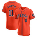 tocy H.Astros #11 Cam Smith Player Orange Home Limited Elite Stitched Jerseys