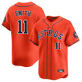 tocy H.Astros #11 Cam Smith Player Orange Home Limited Stitched Jerseys