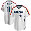 tocy H.Astros #11 Cam Smith Player White Cooperstown Collection T-shirt Stitched Jerseys