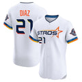 tocy H.Astros #21 Yainer Diaz Player White City Connect Limited Elite Home Stitched Jerseys