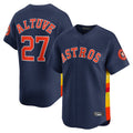 tocy H.Astros #27 Jose Altuve Player Navy Home Limited Stitched Jerseys