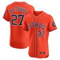 tocy H.Astros #27 Jose Altuve Player Orange Home Limited Elite Stitched Jerseys