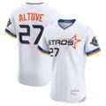 tocy H.Astros #27 Jose Altuve Player White City Connect Limited Elite Home Stitched Jerseys