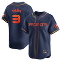 tocy H.Astros #3 Jeremy Pe?a Player Navy City Connect Home Limited Stitched Jerseys