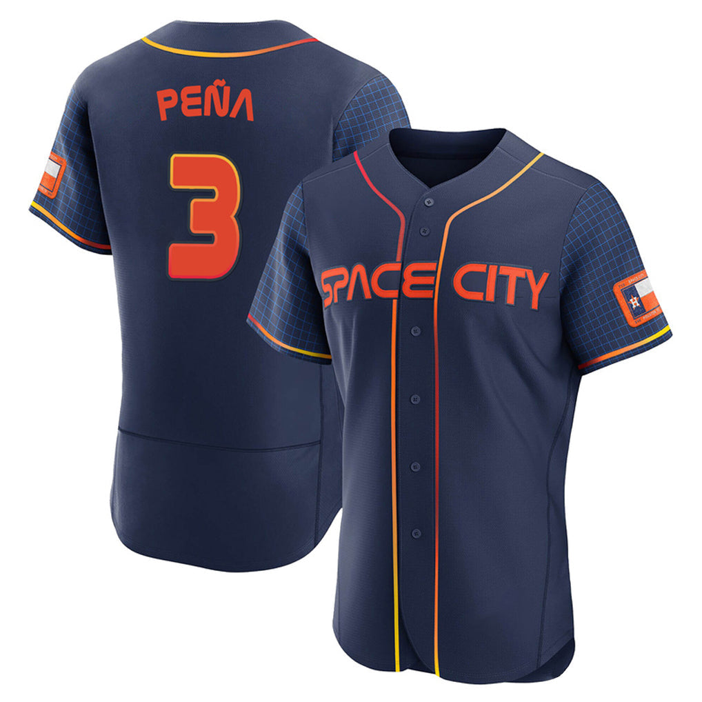 tocy H.Astros #3 Jeremy Pe?a Player Navy City Connect Limited Elite Home Stitched Jerseys