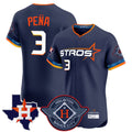 tocy H.Astros #3 Jeremy Pe?a Player Navy City Connect Texas Patch Vapor Premier Limited Elite Home Stitched Jerseys