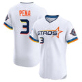 tocy H.Astros #3 Jeremy Pe?a Player White City Connect Limited Elite Home Stitched Jerseys
