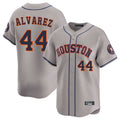 tocy H.Astros #44 Yordan Alvarez Player Gray Home Limited Stitched Jerseys