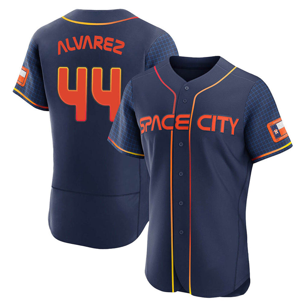 tocy H.Astros #44 Yordan Alvarez Player Navy City Connect Limited Elite Home Stitched Jerseys