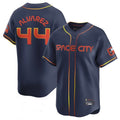 tocy H.Astros #44 Yordan Alvarez Player Navy City Connect Limited Home Game Stitched Jerseys