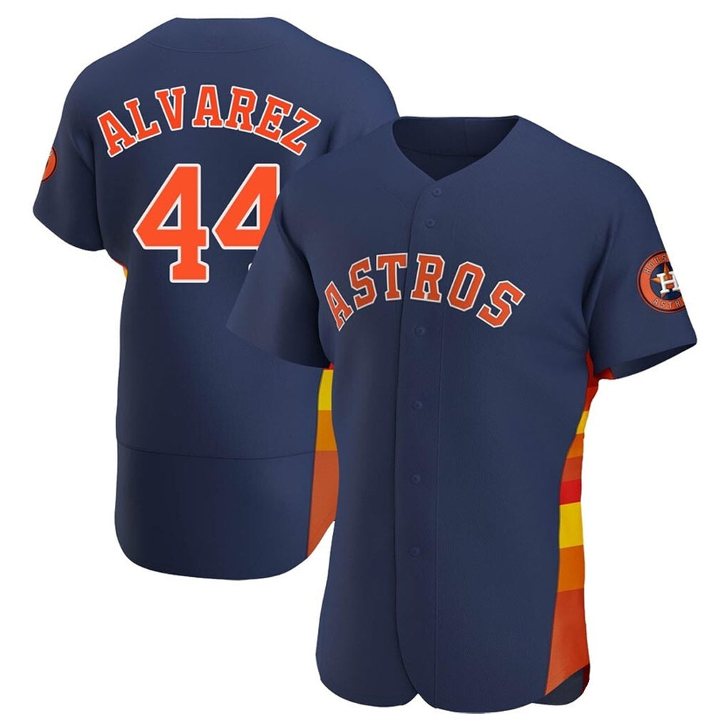 tocy H.Astros #44 Yordan Alvarez Player Navy Limited Elite Home Stitched Jerseys