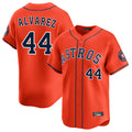 tocy H.Astros #44 Yordan Alvarez Player Orange Home Limited Stitched Jerseys
