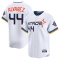tocy H.Astros #44 Yordan Alvarez Player White City Connect Limited Home Stitched Jerseys