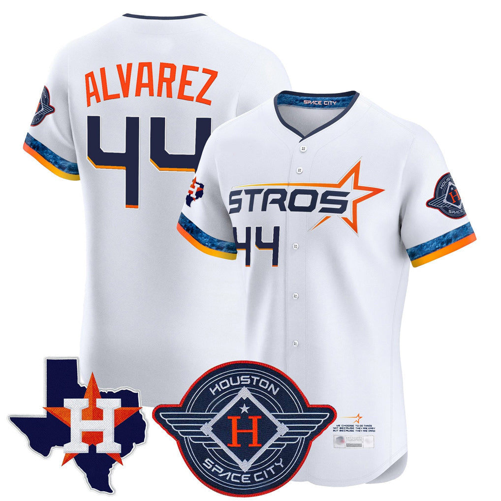 tocy H.Astros #44 Yordan Alvarez Player White City Connect Texas Patch Vapor Premier Limited Elite Home Stitched Jerseys