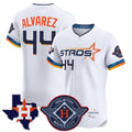 tocy H.Astros #44 Yordan Alvarez Player White City Connect Texas Patch Vapor Premier Limited Elite Home Stitched Jerseys