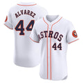 tocy H.Astros #44 Yordan Alvarez Player White Limited Elite Home Stitched Jerseys