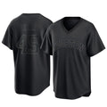 tocy H.Astros #45 Tatsuya Imai Player Black Fashion T-shirt Home Game Stitched Jerseys