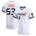 tocy H.Astros #53 Cristian Javier Player White City Connect Limited Elite Home Stitched Jerseys