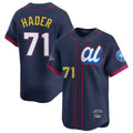 tocy H.Astros #71 Josh Hader Player Navy American League All-Star Game Limited Stitched Jerseys