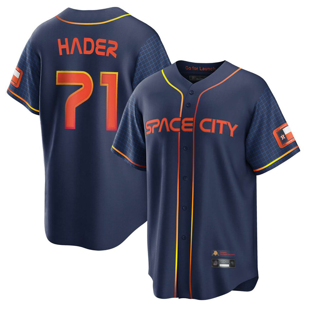 tocy H.Astros #71 Josh Hader Player Navy City Connect Home Game Stitched Jerseys