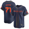 tocy H.Astros #71 Josh Hader Player Navy City Connect Limited Home Stitched Jerseys