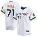 tocy H.Astros #71 Josh Hader Player White City Connect Limited Home Stitched Jerseys