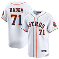 tocy H.Astros #71 Josh Hader Player White Home Limited Stitched Jerseys