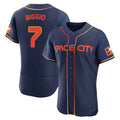 tocy H.Astros #7 Craig Biggio Player Navy City Connect Limited Elite Home Stitched Jerseys