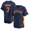 tocy H.Astros #7 Craig Biggio Player Navy Home Limited Stitched Jerseys