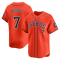 tocy H.Astros #7 Craig Biggio Player Orange Home Limited Stitched Jerseys