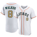 tocy H.Astros #8 Christian Walker Player Gold Collection Limited Elite Home Stitched Jerseys