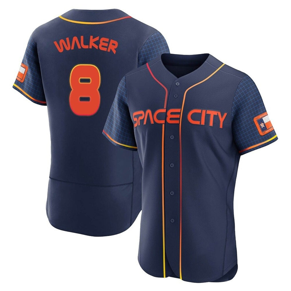 tocy H.Astros #8 Christian Walker Player Navy City Connect Limited Elite Home Stitched Jerseys