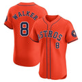 tocy H.Astros #8 Christian Walker Player Orange Home Limited Elite Stitched Jerseys