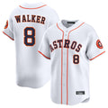 tocy H.Astros #8 Christian Walker Player White Home Limited Stitched Jerseys