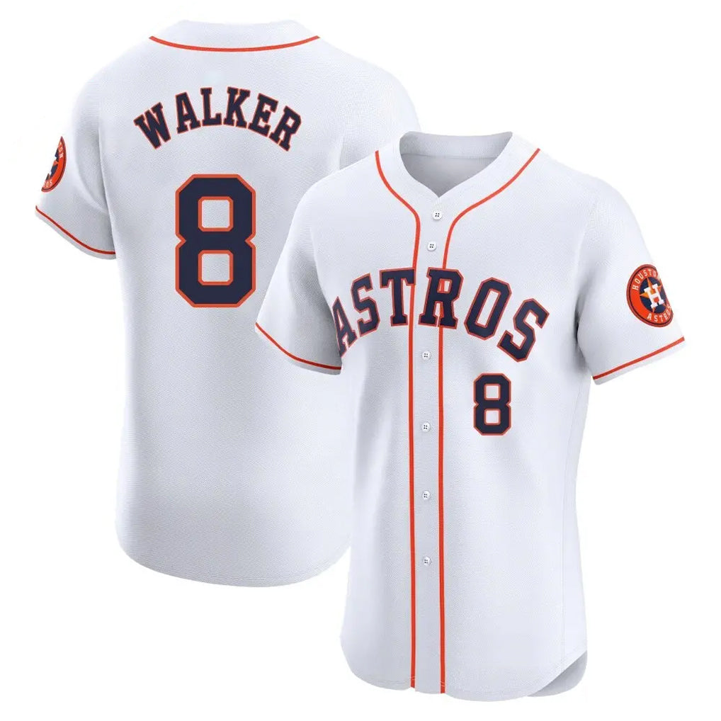 tocy H.Astros #8 Christian Walker Player White Limited Elite Home Stitched Jerseys