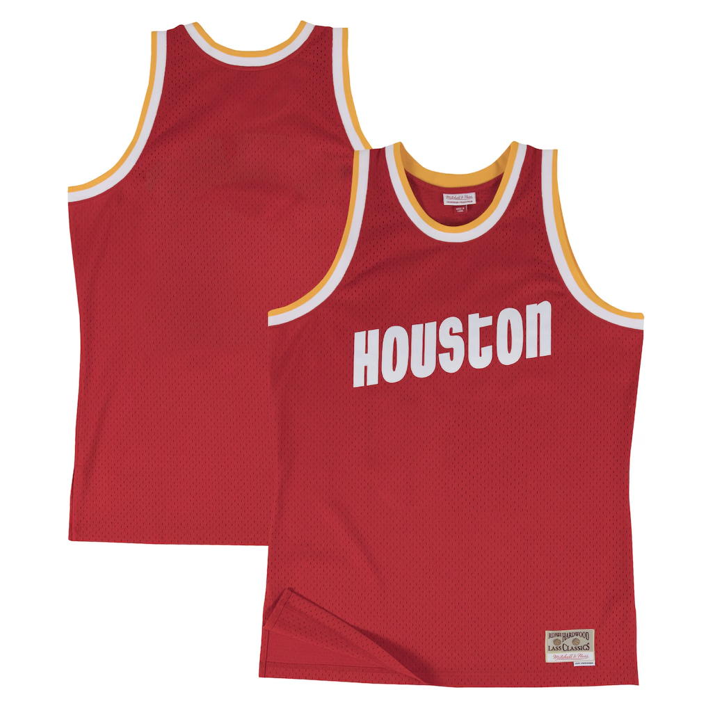 tocy H.Rockets Mitchell & Ness Red 1996-97 Hardwood Classics Swingman Stitched Jerseys