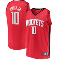 tocy H.Rockets H.Rockets #10 Jabari Smith Jr. Red Fast Break Replica Player Stitched Jerseys-Icon Edition
