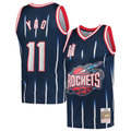 tocy H.Rockets #11 Yao Ming Mitchell & Ness Navy 2002-2003 Hardwood Classics Swingman Stitched Jerseys