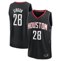 tocy H.Rockets #28 Alperen Sengun Black Fast Break Replica Player Stitched Jerseys-Statement Edition