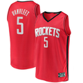 tocy H.Rockets #5 Fred VanVleet Red Fast Break Replica Player Stitched Jerseys-Icon Edition
