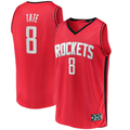 tocy H.Rockets #8 Jae'Sean Tate Red Fast Break Replica Stitched Jerseys-Icon Edition