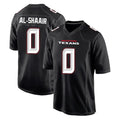 tocy H.Texans #0 Azeez Al-Shaair Player Carbon Black Fashion Home Game Stitched Jerseys