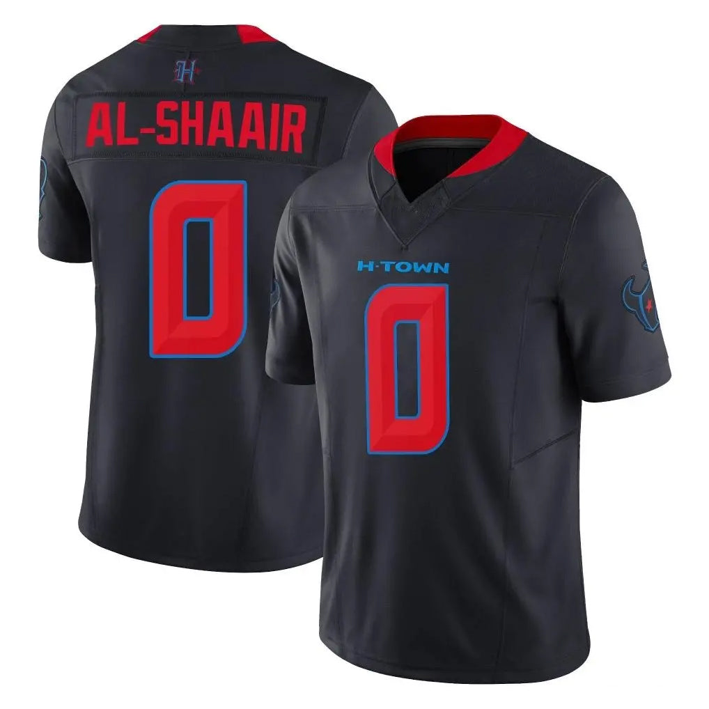 tocy H.Texans #0 Azeez Al-Shaair Player Navy Limited 2nd Alternate Vapor F.U.S.E. Home Game Stitched Jerseys