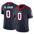 tocy H.Texans #0 Azeez Al-Shaair Player Navy Limited Vapor F.U.S.E. Home Game Stitched Jerseys
