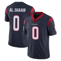 tocy H.Texans #0 Azeez Al-Shaair Player Navy Limited Vapor Untouchable Home Game Stitched Jerseys