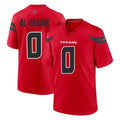 tocy H.Texans #0 Azeez Al-Shaair Player Red Alternate Home Game Stitched Jerseys