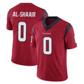 tocy H.Texans #0 Azeez Al-Shaair Player Red Limited Vapor Untouchable Home Game Stitched Jerseys