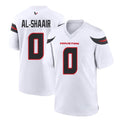 tocy H.Texans #0 Azeez Al-Shaair Player White Home Game Stitched Jerseys