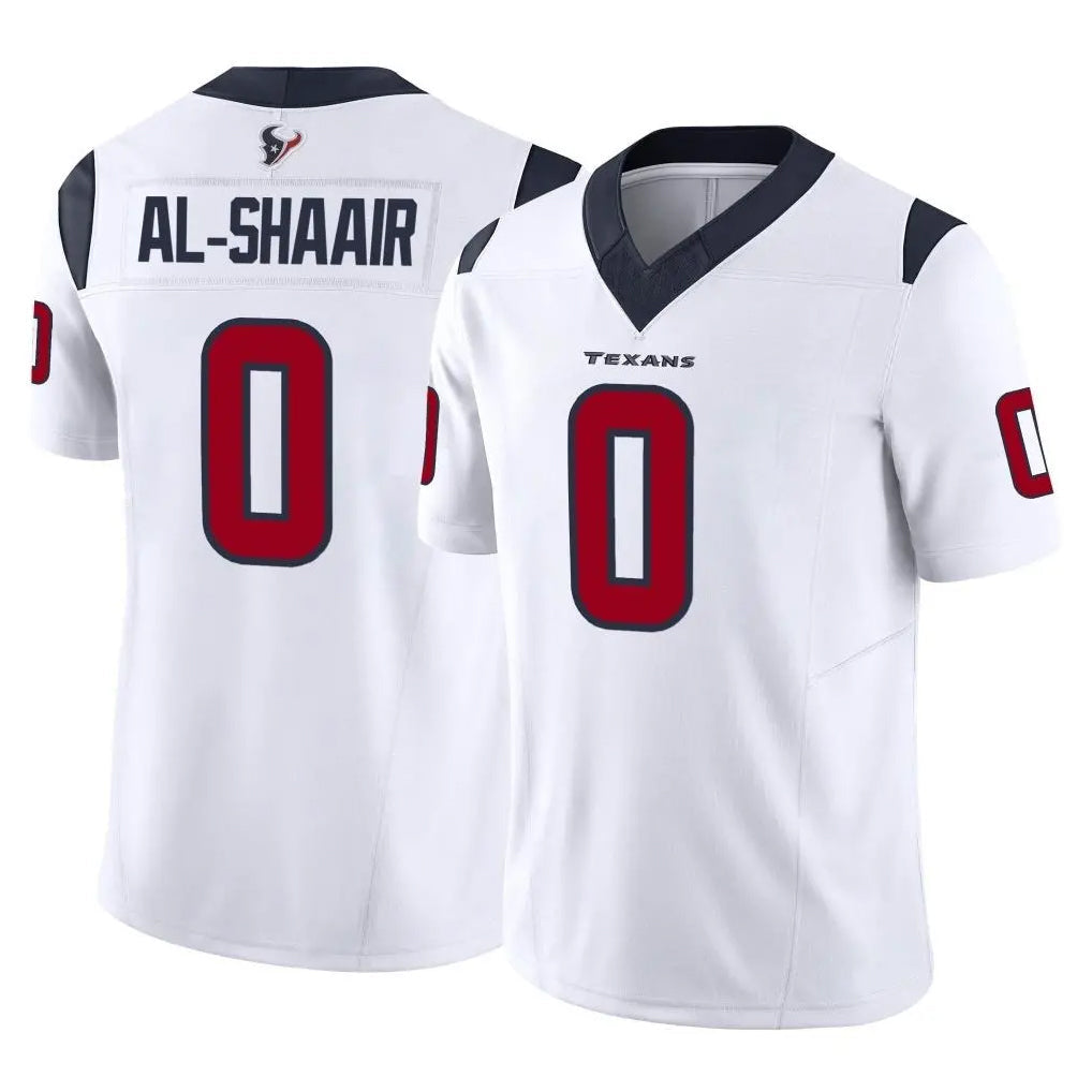 tocy H.Texans #0 Azeez Al-Shaair Player White Limited Vapor F.U.S.E. Home Game Stitched Jerseys